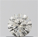 Natural Diamond 0.40 Carats, Round with Excellent Cut, J Color, VS1 Clarity and Certified by IGI