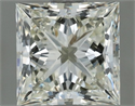Natural Diamond 0.80 Carats, Princess with  Cut, K Color, VS1 Clarity and Certified by IGI