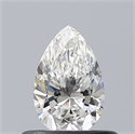 Diamante Natural 0.40 quilates, De pera , Color F, claridad VVS1 y certificado GIA