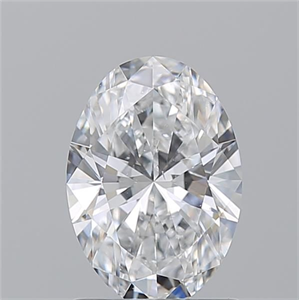 Picture of Natural Diamond 1.20 Carats, Oval with  Cut, E Color, SI1 Clarity and Certified by GIA