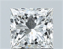 Natural Diamond 1.03 Carats, Princess with  Cut, F Color, VS1 Clarity and Certified by GIA