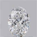Natural Diamond 0.50 Carats, Oval with  Cut, D Color, VS1 Clarity and Certified by GIA