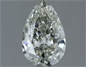 Natural Diamond 0.50 Carats, Pear with  Cut, I Color, VS2 Clarity and Certified by IGI