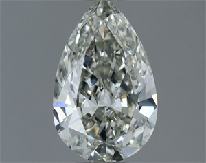 Picture of Natural Diamond 0.50 Carats, Pear with  Cut, I Color, VS2 Clarity and Certified by IGI