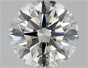 Diamante Natural 1.70 quilates, Redondo , Color J, claridad VVS2 y certificado GIA