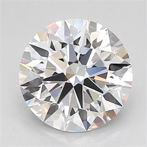 Picture of Lab Grown Diamond 1.54 Carats, Round with Ideal Cut, D Color, IF Clarity and Certified by IGI