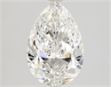 Natural Diamond 1.52 Carats, Pear with  Cut, F Color, VVS1 Clarity and Certified by GIA