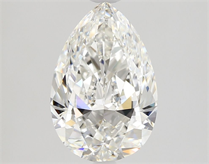 Picture of Natural Diamond 1.52 Carats, Pear with  Cut, F Color, VVS1 Clarity and Certified by GIA