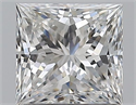 Diamante Natural 0.99 quilates, Princesa , Color F, claridad VVS1 y certificado GIA