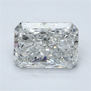 Foto Diamante Natural 1.40 quilates, Radiante , Color D, claridad SI2 y certificado GIA de