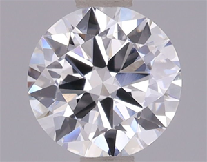 Picture of Lab Grown Diamond 1.03 Carats, Round with Excellent Cut, D Color, VVS2 Clarity and Certified by IGI