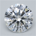 Lab Grown Diamond 5.92 Carats, Round with Ideal Cut, E Color, VVS2 Clarity and Certified by IGI