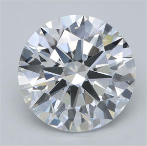 Picture of Lab Grown Diamond 5.92 Carats, Round with Ideal Cut, E Color, VVS2 Clarity and Certified by IGI
