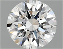 Lab Grown Diamond 1.02 Carats, Round with Ideal Cut, D Color, VS1 Clarity and Certified by IGI