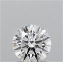 Lab Grown Diamond 1.02 Carats, Round with Ideal Cut, D Color, VVS1 Clarity and Certified by IGI