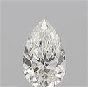 Natural Diamond 0.50 Carats, Pear with  Cut, G Color, VS2 Clarity and Certified by GIA
