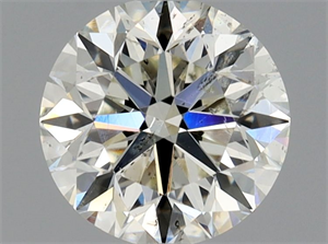 Picture of Natural Diamond 0.71 Carats, Round with Very Good Cut, K Color, SI2 Clarity and Certified by GIA