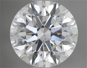 Picture of Natural Diamond 0.80 Carats, Round with Excellent Cut, E Color, SI1 Clarity and Certified by GIA