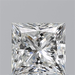 Picture of Natural Diamond 0.83 Carats, Princess with  Cut, G Color, VS2 Clarity and Certified by GIA