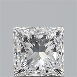 Picture of Natural Diamond 0.70 Carats, Princess with  Cut, E Color, VS1 Clarity and Certified by GIA