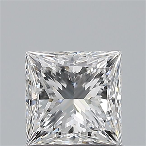 Picture of Natural Diamond 0.70 Carats, Princess with  Cut, E Color, VS1 Clarity and Certified by GIA