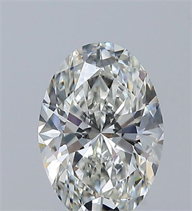 Picture of Natural Diamond 0.60 Carats, Oval with  Cut, H Color, VS2 Clarity and Certified by GIA