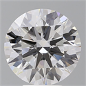 Lab Grown Diamond 5.55 Carats, Round with Ideal Cut, E Color, VVS2 Clarity and Certified by IGI