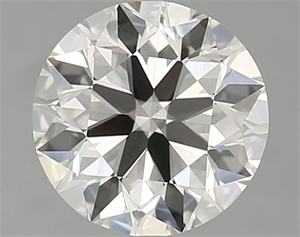 Picture of Natural Diamond 1.54 Carats, Round with Excellent Cut, N Color, VS1 Clarity and Certified by GIA