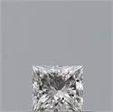 Diamante Natural 0.28 quilates, Princesa , Color F, claridad IF y certificado GIA