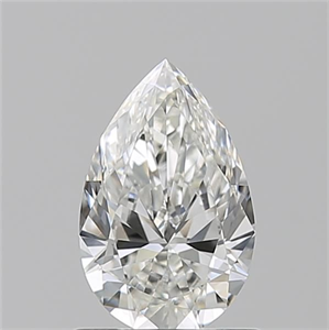 Picture of Natural Diamond 0.91 Carats, Pear with  Cut, G Color, VS2 Clarity and Certified by GIA