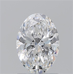 Picture of Natural Diamond 1.21 Carats, Oval with  Cut, D Color, VS2 Clarity and Certified by GIA