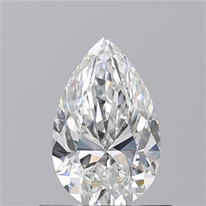 Picture of Natural Diamond 0.71 Carats, Pear with  Cut, E Color, VS2 Clarity and Certified by GIA