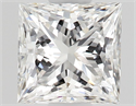 Diamante Natural 0.50 quilates, Princesa , Color E, claridad VVS2 y certificado GIA