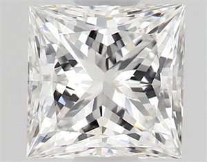 Foto Diamante Natural 0.50 quilates, Princesa , Color E, claridad VVS2 y certificado GIA de