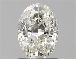 Picture of Natural Diamond 1.20 Carats, Oval with  Cut, J Color, SI1 Clarity and Certified by GIA