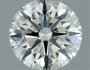 Picture of Natural Diamond 1.02 Carats, Round with Excellent Cut, J Color, IF Clarity and Certified by IGI
