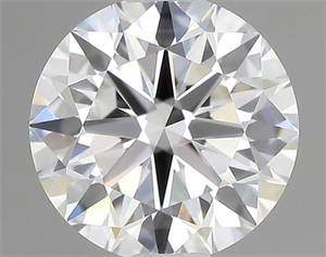Picture of Lab Grown Diamond 1.09 Carats, Round with Excellent Cut, D Color, VVS2 Clarity and Certified by IGI