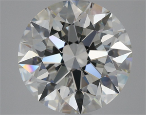 Picture of Natural Diamond 3.01 Carats, Round with Excellent Cut, H Color, VS1 Clarity and Certified by GIA