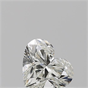 Natural Diamond 0.50 Carats, Heart with  Cut, K Color, VVS1 Clarity and Certified by GIA