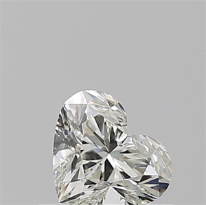 Picture of Natural Diamond 0.50 Carats, Heart with  Cut, K Color, VVS1 Clarity and Certified by GIA