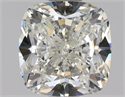 Natural Diamond 0.91 Carats, Cushion with  Cut, J Color, VS1 Clarity and Certified by GIA