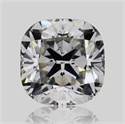 Natural Diamond 1.00 Carats, Cushion with  Cut, H Color, SI1 Clarity and Certified by GIA