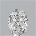 Natural Diamond 0.59 Carats, Oval with  Cut, E Color, VVS1 Clarity and Certified by GIA
