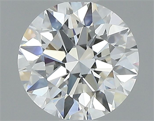 Picture of Natural Diamond 0.71 Carats, Round with Excellent Cut, F Color, VVS1 Clarity and Certified by GIA