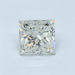Foto Diamante Natural 0.71 quilates, Princesa , Color J, claridad SI1 y certificado GIA de