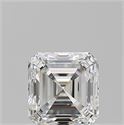 Diamante Natural 1.02 quilates, Asscher , Color F, claridad VS2 y certificado GIA