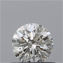 Diamante Natural 0.45 quilates, Redondo , Color H, claridad IF y certificado GIA