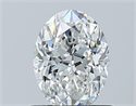 Natural Diamond 0.80 Carats, Oval with  Cut, E Color, VS1 Clarity and Certified by GIA