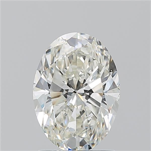 Picture of Natural Diamond 1.73 Carats, Oval with  Cut, I Color, SI2 Clarity and Certified by GIA