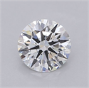 Lab Grown Diamond 1.04 Carats, Round with Ideal Cut, E Color, VVS2 Clarity and Certified by IGI